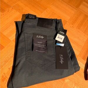 34 Heritage Men's Charcoal Jeans